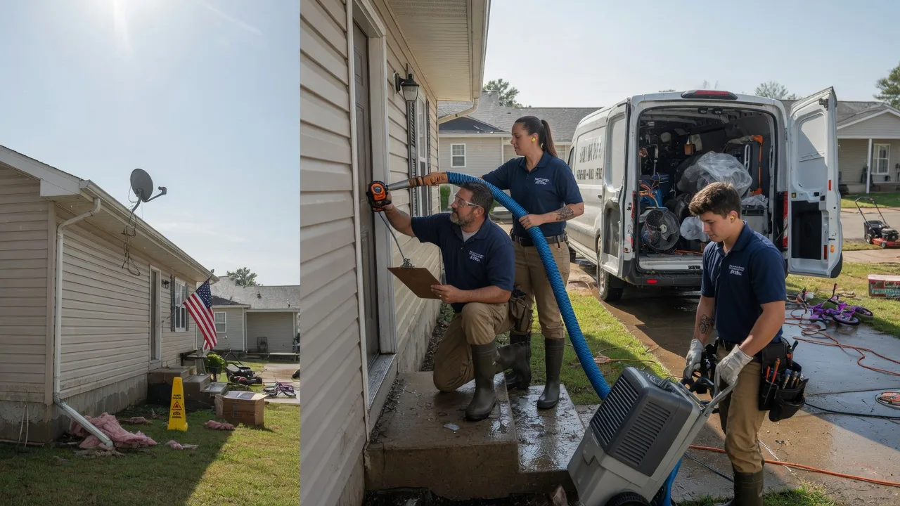 Ceiling Water Damage Restoration in Schleswig, IA near me